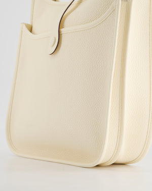 *HOT* Hermès Evelyne III 29cm Bag in Nata Clemence Leather with Palladium Hardware