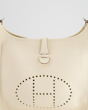 *HOT* Hermès Evelyne III 29cm Bag in Nata Clemence Leather with Palladium Hardware