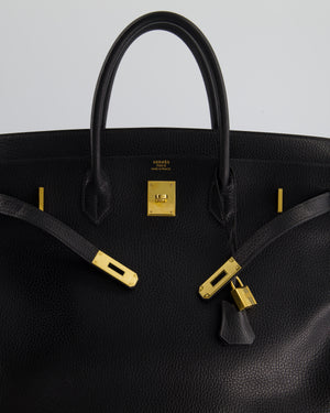 *RARE* Hermes Birkin 40cm in Black Ardennes Leather with Gold Hardware