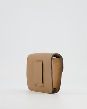 Hermès Constance Slim Belt Wallet Bag in Chai Evercolor Leather with Palladium Hardware