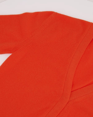 Bottega Veneta Orange Cashmere Cardigan Size IT 42 (UK 10)