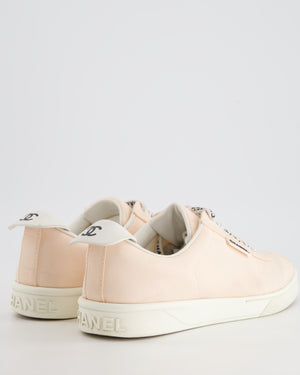 Chanel 19C Pastel Pink CC Sneakers Size EU 41