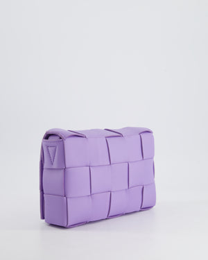 *RARE COLOUR* Bottega Veneta Lilac Small Cassette Intrecciato Cross-Body Bag RRP £1,970