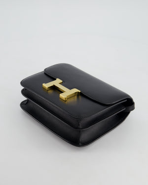 *FIRE PRICE* Hermès Constance Mini 18cm in Black Swift Leather with Gold Hardware