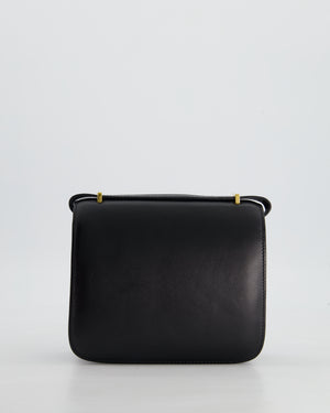 *FIRE PRICE* Hermès Constance Mini 18cm in Black Swift Leather with Gold Hardware