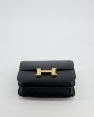 *FIRE PRICE* Hermès Constance Mini 18cm in Black Swift Leather with Gold Hardware