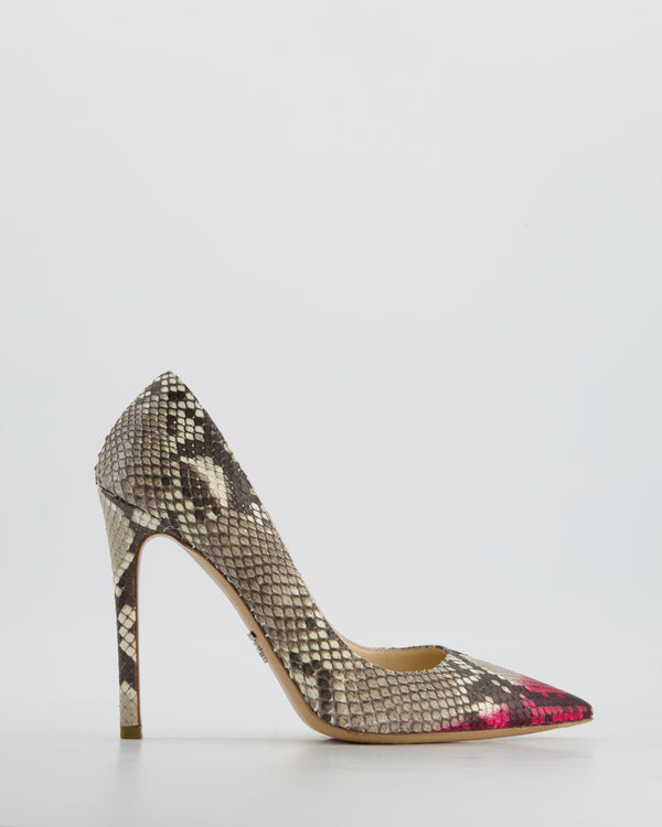 Prada Python Ombre Pink Court High Heels Size EU 38