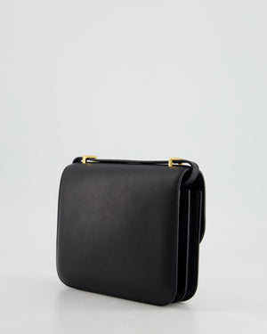 *FIRE PRICE* Hermès Constance Mini 18cm in Black Swift Leather with Gold Hardware