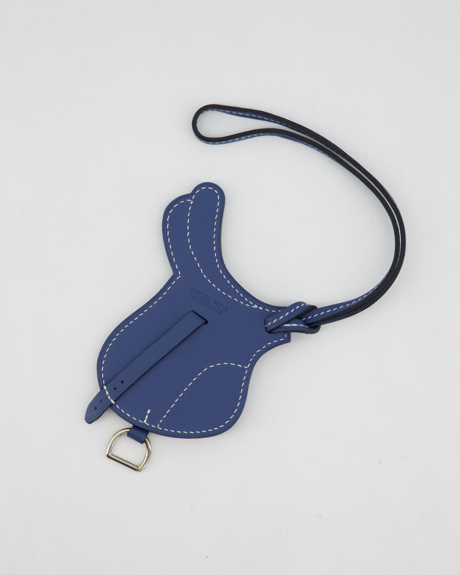 Hermès Bleu Agate Paddock Selle Bag Charm