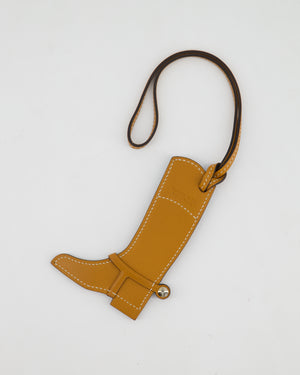 Hermès Paddock Botte Bag Charm in Naturel, Sable, Bleu Zellige