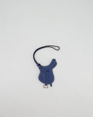 Hermès Bleu Agate Paddock Selle Bag Charm