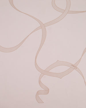 Cartier Pastel Pink Ribbon Scarf Size 90cm x 90cm