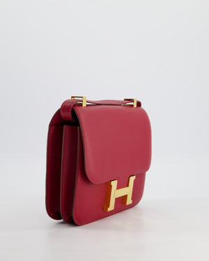 *HOT & FIRE PRICE* Hermès Constance 24cm Bag in Rubis Epsom Leather with Gold Hardware