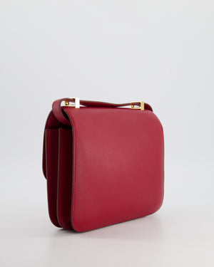 *HOT & FIRE PRICE* Hermès Constance 24cm Bag in Rubis Epsom Leather with Gold Hardware