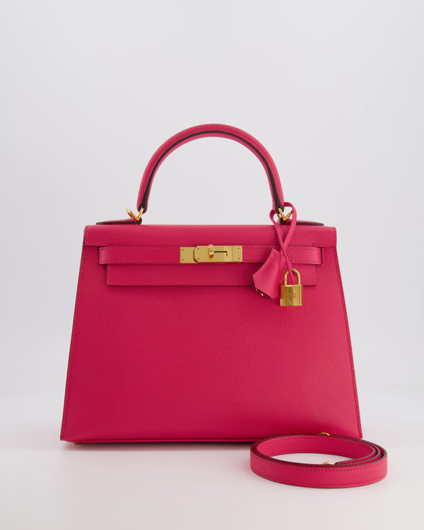 *RARE* Hermès Kelly Bag 28cm Sellier in Rose Extreme Epsom Leather with Gold Hardware