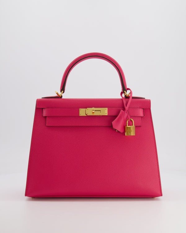 *RARE* Hermès Kelly Bag 28cm Sellier in Rose Extreme Epsom Leather with Gold Hardware