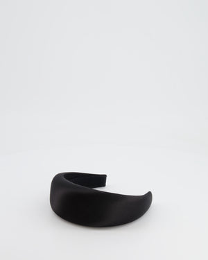 *HOT* Prada Black Satin Padded Headband