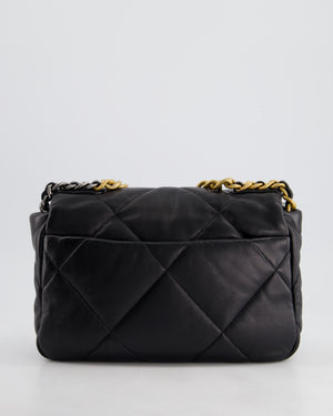 *HOT* Chanel Black Medium 19 Bag in Quilted Goatskin Leather with Mixed Hardware RRP £5,590