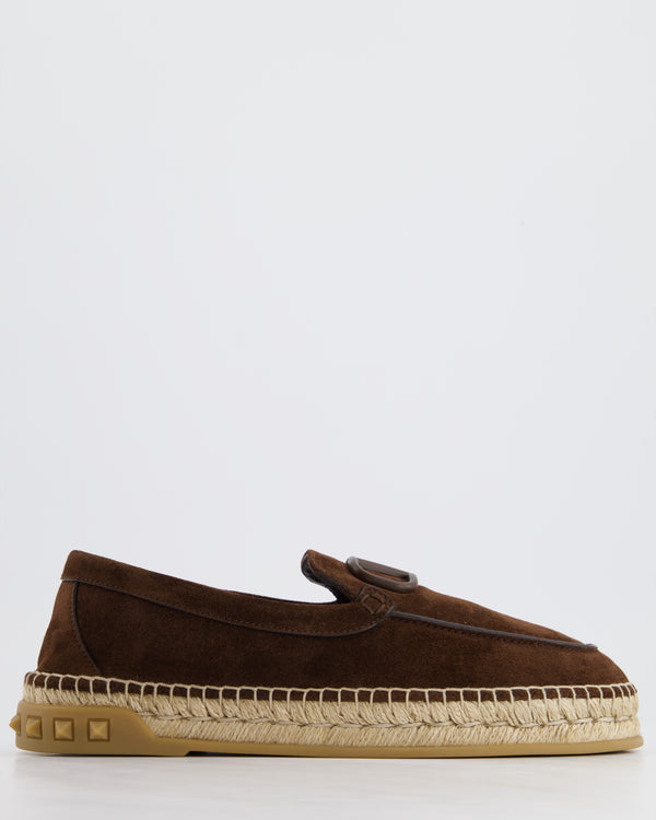 Valentino Brown Leisure Espadrilles in Split Leather Size EU 39 RRP £680