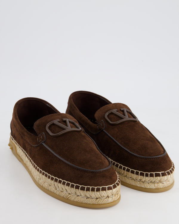 Valentino Brown Leisure Espadrilles in Split Leather Size EU 39 RRP £680