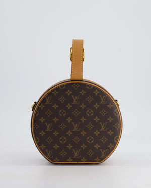 Louis Vuitton Monogram Canvas Petite Boite Chapeau Cross-Body Bag with Gold Hardware