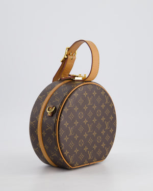 Louis Vuitton Monogram Canvas Petite Boite Chapeau Cross-Body Bag with Gold Hardware