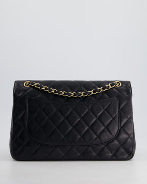 *HOT* Chanel Black Classic Jumbo Double Flap Bag in Caviar Leather and Gold Hardware