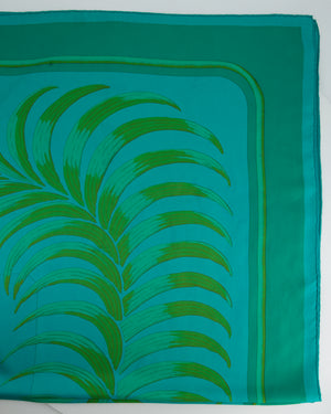 Hermès Emerald Green Tigre Royal 140 Surteint Dip Dye Silk Scarf RRP£890