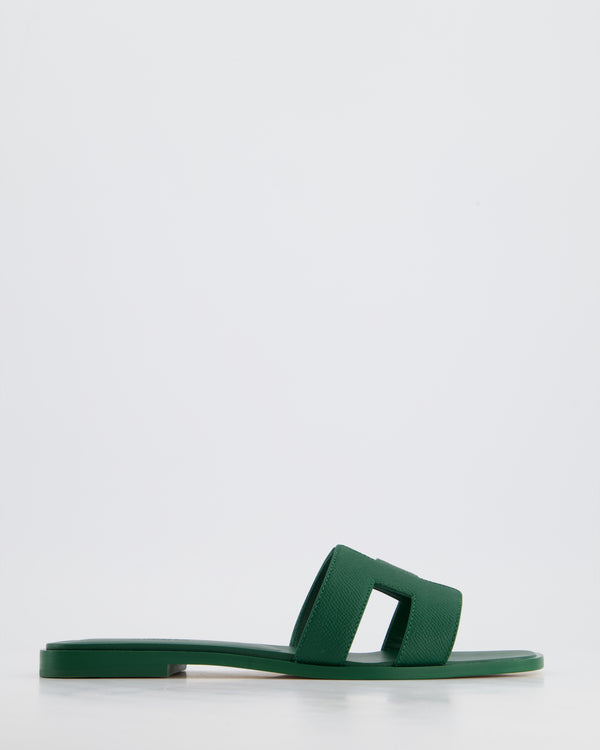 Hermès Vert Viride Oran Sandal Size EU 39.5 RRP £610