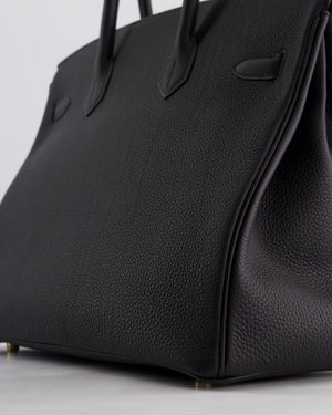 Hermès Birkin 35cm Bag in Black Togo Leather with Gold Hardware