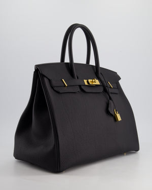 Hermès Birkin 35cm Bag in Black Togo Leather with Gold Hardware