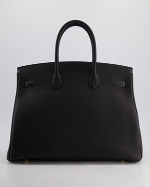 Hermès Birkin 35cm Bag in Black Togo Leather with Gold Hardware