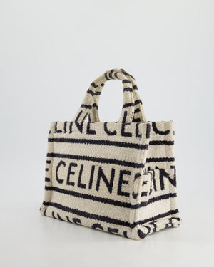 Celine Logo White and Black Thais Small Textile Bag RRP - £1350