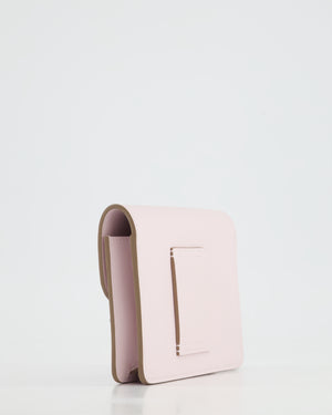 Hermès Roulis Slim Belt Wallet in Mauve Pale Evercolour Leather with Palladium Hardware