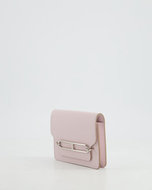 Hermès Roulis Slim Belt Wallet in Mauve Pale Evercolour Leather with Palladium Hardware