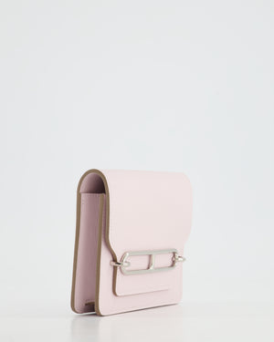 Hermès Roulis Slim Belt Wallet in Mauve Pale Evercolour Leather with Palladium Hardware