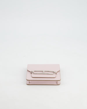 Hermès Roulis Slim Belt Wallet in Mauve Pale Evercolour Leather with Palladium Hardware