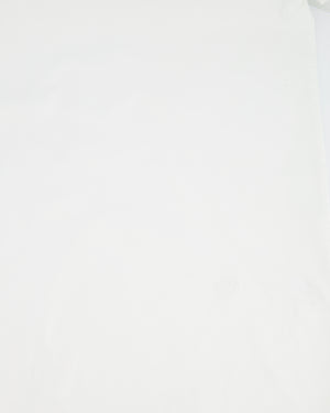 Loro Piana White T-Shirt with Logo Embroidery Detail Size IT 40 (UK 8) RRP £400