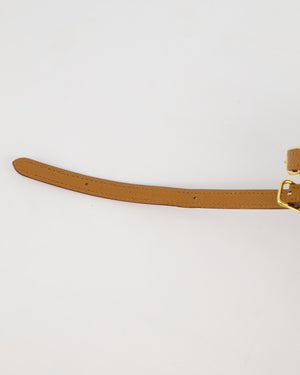 *FIRE PRICE* Hermes Gold Bag Strap in Epsom Leather with Gold Hardware