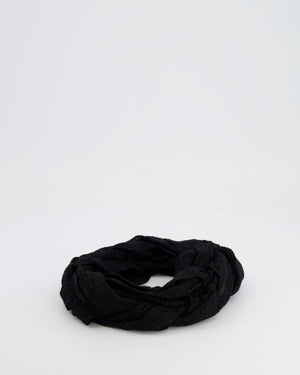 Missoni Black Metallic Thread Headband One Size RRP £165