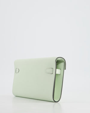 *HOT* Hermès Kelly To Go Bag in Vert Fizz Epsom Leather with Palladium Hardware