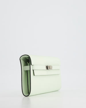 *HOT* Hermès Kelly To Go Bag in Vert Fizz Epsom Leather with Palladium Hardware