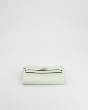 *HOT* Hermès Kelly To Go Bag in Vert Fizz Epsom Leather with Palladium Hardware