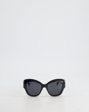 Gucci Black Oversized Square Urban GG Logo Sunglasses