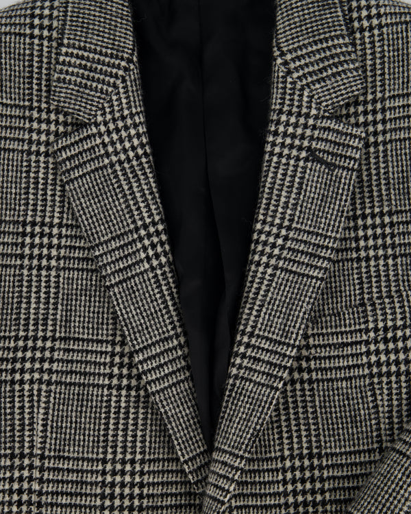 Celine Black & White Menswear Houndstooth Blazer FR 50 (UK 40)