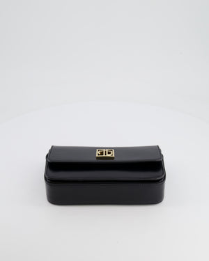 Anine Bing Black Leather Elly Bag with Gold Hardware RRP £670