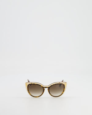 Louis Vuitton Brown Tortoiseshell and Clear Edges Sunglasses