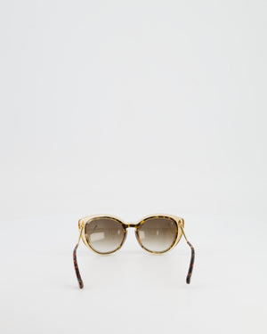 Louis Vuitton Brown Tortoiseshell and Clear Edges Sunglasses