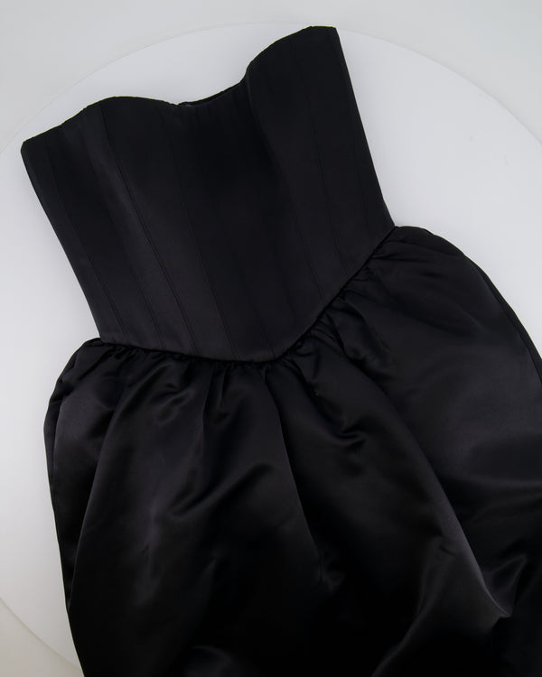 New Arrivals Black Silk Corset Psydae Gown Size FR 34 (UK 6) RRP £1,300