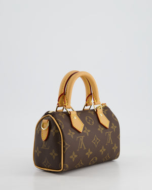 Louis Vuitton Brown Monogram Nano Speedy Bag